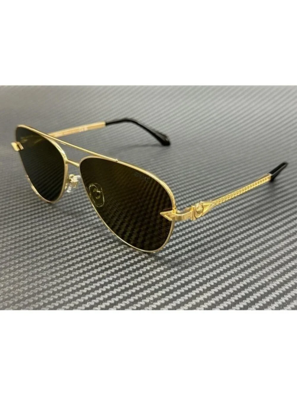 New Versace Men Gold Sunglasses 61-13-140